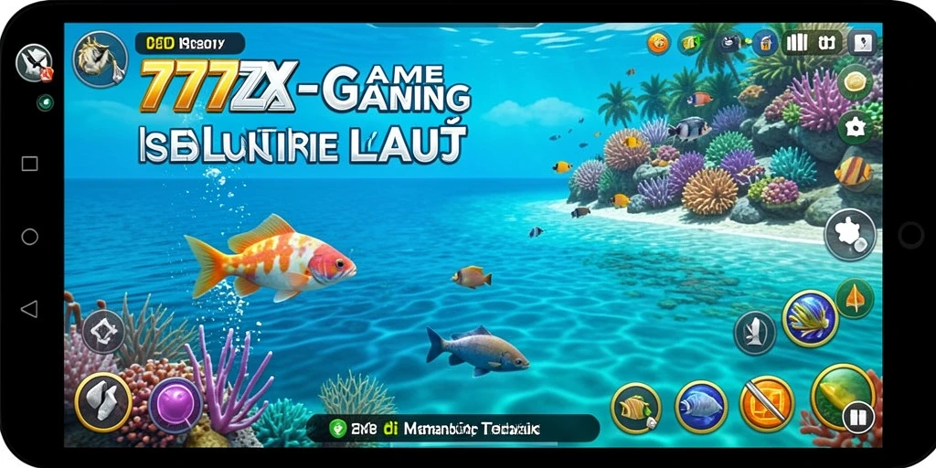 Screenshot gameplay <strong>777ZX</strong> menampilkan pengalaman memancing yang seru dan menyenangkan.