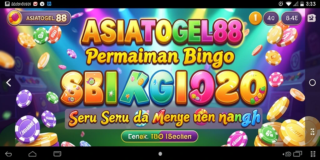 Tampilan permainan Bingo yang menarik dari ASIATOGEL88.