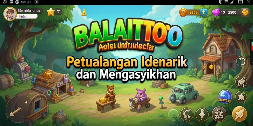 Tampilan gameplay BALAITOTO yang penuh warna dan menarik.